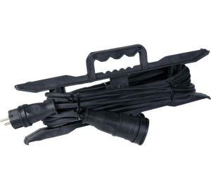 Удлинитель силовой АТОМ/АТЛАНТ КГ 3x2.5 4000 Вт на рамке 10м с заземлением