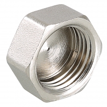 Заглушка никелированная резьбовая VALFEX ВР 1 1/4" (100/10)