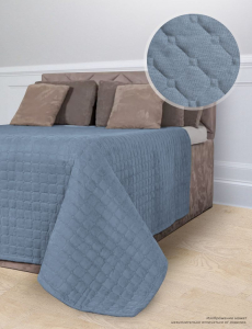 Покрывало "Luxor" стеганое диз. №16-4019 Лазурь (180х210)