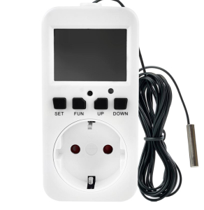 Розетка с таймером (с датчиком контроля температуры) 3600W/16A 230V, TM27