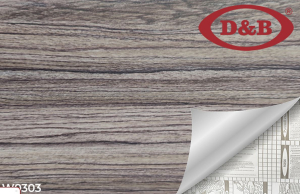 Пленка самоклеящаяся 0303W D&B 0,45*8м дерево серое /20