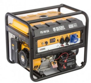 Генератор бензиновый PS 90 EA, 9,0 кВт, 230В, 25л, коннектор автоматики, электростартер// Denzel