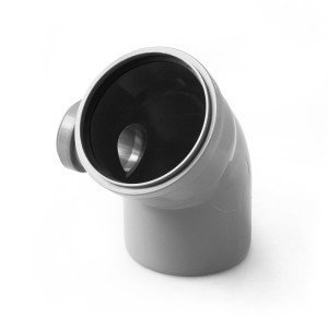 Колено 110*45 с отводом на 50, левое(30)