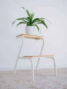 Табурет-стремянка "Конёк" (Белый)