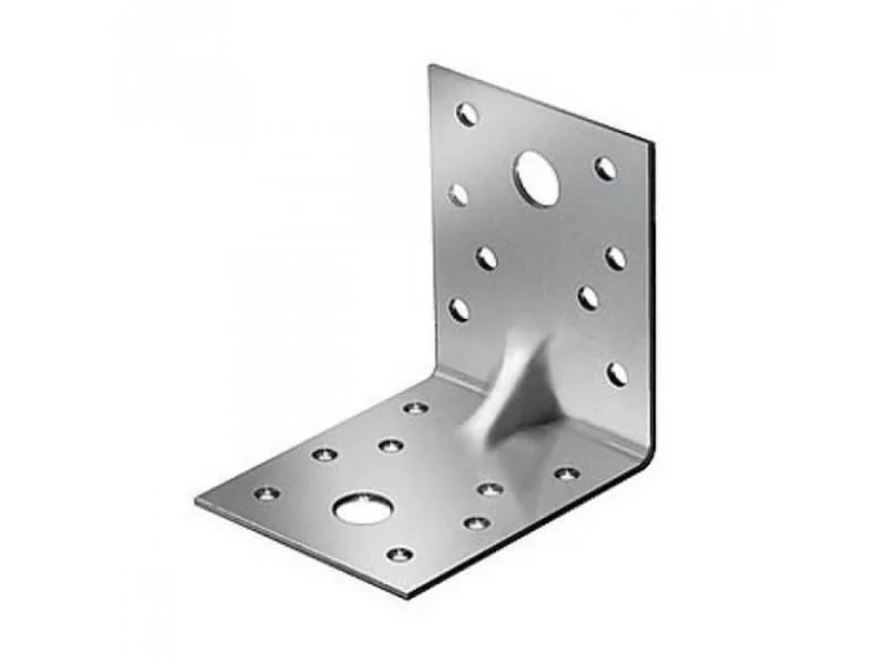 Уголок крепежный усиленный с анкер. отвер. 130*130*100*1,8  (50/25)