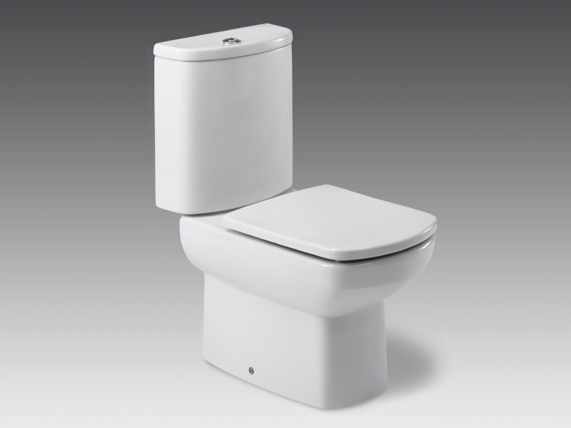 Унитаз компакт двойной выпуск Roca DAMA SENSO сиденье Soft Close