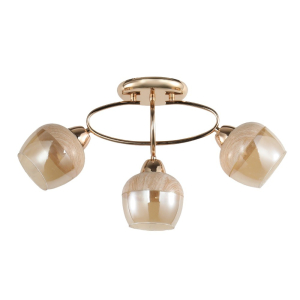 Светильник потолочный 12210/3FGD AMB+WD в стиле модерн (7м2)