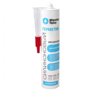 Герметик силиконовый MasterTeks ProfiMaster для аквариумов 290 мл прозрачный РОССИЯ (12)