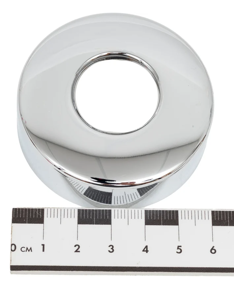 Чашка декоративная (отражатель) 3 4 цилиндр средний (нержавеющая сталь, хром), MP-У ИС.131029 3