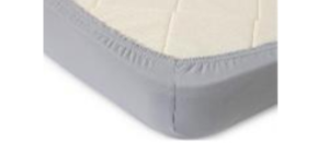 Простыня трикотажная на рез. 90х200х20 LUXE Серый