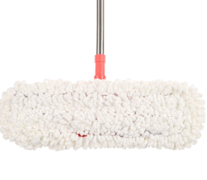 Швабра с насадкой из микрофибры, телескоп. черенок нерж.сталь 70-120см., арт. NP-1203