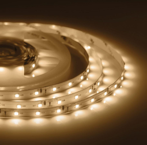 Лента светодиодная 12В, СТ, 8Вт/м, 6500К. 60д/м, IP20, 800Лм/м, ширина подложки 10мм, 5м