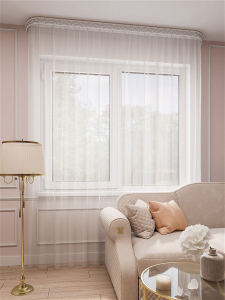 тюль Грек 300*260 с утяжелителем белый ГП