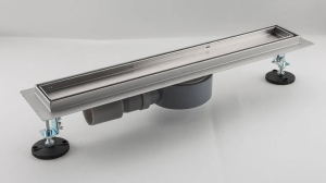 Трап душевой из нержавеющей стали 70х500 мм GAPPO (сухой и мокрый затвор) (5)