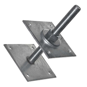 Анкер регулировочный по высоте 150*150*5.0 M24 H=200 (10)