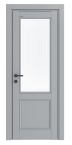 Дверь ID1 NEO Light grey ПО 600 Glass