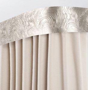 карниз Глэдис 7см с/п 3,0м 2рядный титан (5)