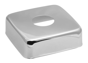 Чашка декоративная (отражатель) 1 2 квадрат средний (нержавеющая сталь, хром), MP-У ИС.131446