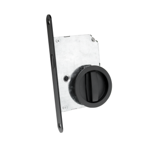 Ручки для раздвижных дверей с замком РЕНЦ, (комплект) B черный (20)