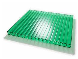 Поликарбонат цветной GOODPLAST 4 мм Зеленый, 6 м (Пластилюкс)