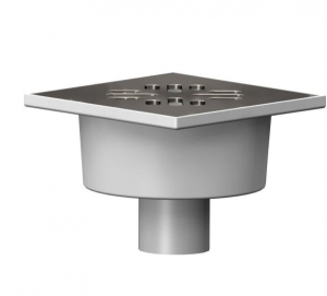 Трап верт D50 150*150 нерж ст (10)