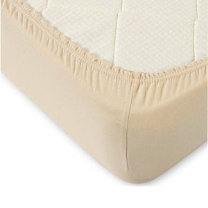 Простыня трикотажная на рез. 140х200х20 LUXE Бежевый