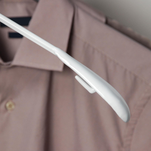 Вешалка-плечики для одежды антискользящая, размер 40-42, цвет белый