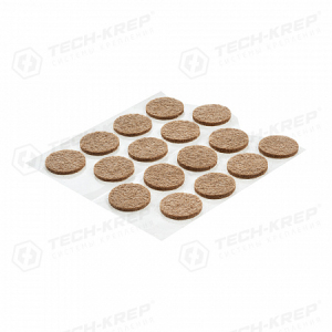 Пункты самоклеящиеся круг., фетр., D-30мм, тёмный (6 шт) - пакет (10)