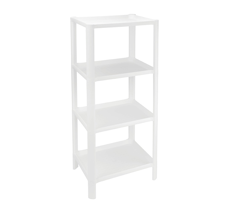 Полка прямоугольная 4-х секц. малая Белая (3) М2745