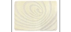 Коврик из полипропилена на латексной основе, "L'CADESI LEMIS", 50х80см из 2 штук,3019 кремовый, Турц