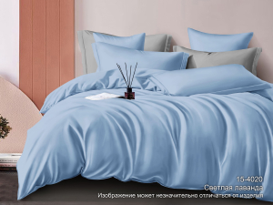 КПБ Сатин гл/кр "Luxor" диз. № 15-4020 (Светлая лаванда) (Семейный)