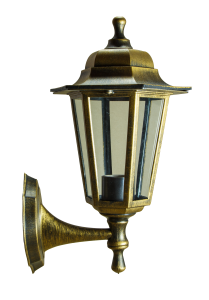 Светильник садово-парковый шестигранный настенный 60вт, Е27, бронза, IP44 (4)