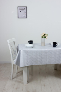 Клеёнка PU Shine, 140 см.,479-7, Серебряный песок (20м)