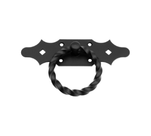 Ручка-кольцо Домарт РК-80 мод.5, черный (10)