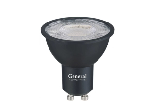 Лампа GLDEN-MR16-DIF-15-230-GU10-2700 Черная Dif 60