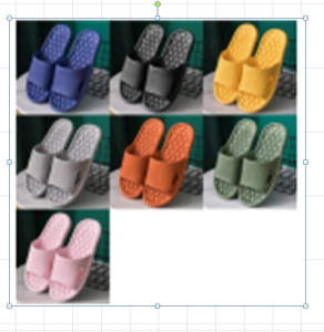 Тапочки резиновые женские, разм.36-38, арт.H0025-XDB-211