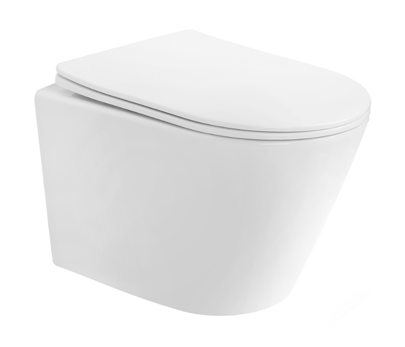 Унитаз ABBER Bequem AC1102T подвесной белый, безободковый, смыв торнадо (_1_)