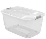 Контейнер универс.прозрачн. 46,0л 600*400*290мм д/хранения на колесах (10) АП 422