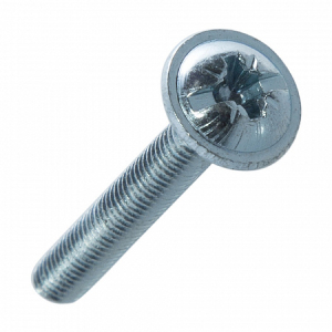 Винт мебельный DIN 967 полусфер. с прессшайбой М4х40 (8 шт) - пакет (10)