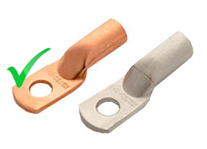 Наконечник силовой медный луженый JG-35-8-9 (ТМЛ) EKF PROxima (10уп)