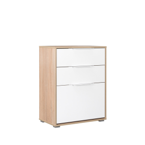 Комод Куба 13.113 (Дуб сонома, Белый премиум)