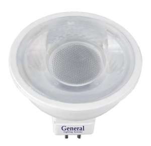 Лампа GLDEN-MR16-7-230-GU5.3-4500 Черная Dif 60