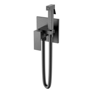 Смеситель гигиенический QUBIC Gun Metal