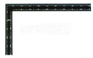 Угольник"888" металлический стальной 50*30см (12)