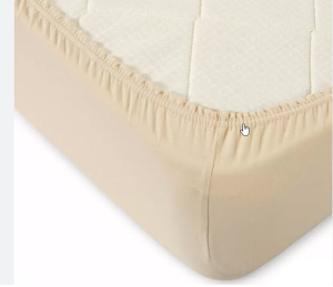 Простыня трикотажная на рез. 90х200х20 LUXE Бежевый