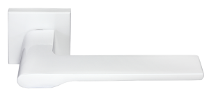 Ручка дверная MH-53-S6 "Mercury" W, квадр накл 6мм, белый (20)