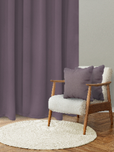 Подушка декоративная Блэкаут Матовый черника 40*40