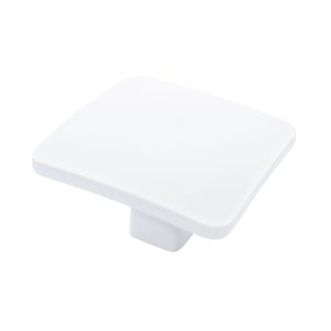 Ручка-кнопка MARLOK пластик. 88WH (белый) (250)