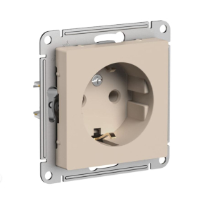 Песочный розетка AtlasDesign 16А с заземл. механизм SE ATN001243 (5)