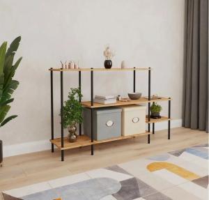 Этажерка 64 "НеШкаф" (Системы открытого хранения)  черный